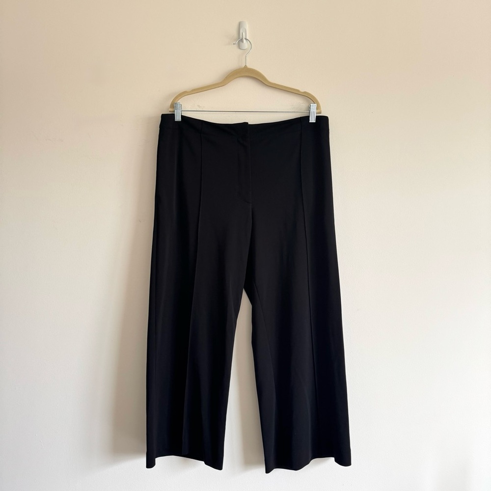 COS Black Wide-Leg Cropped Pants - Picture 2 of 5